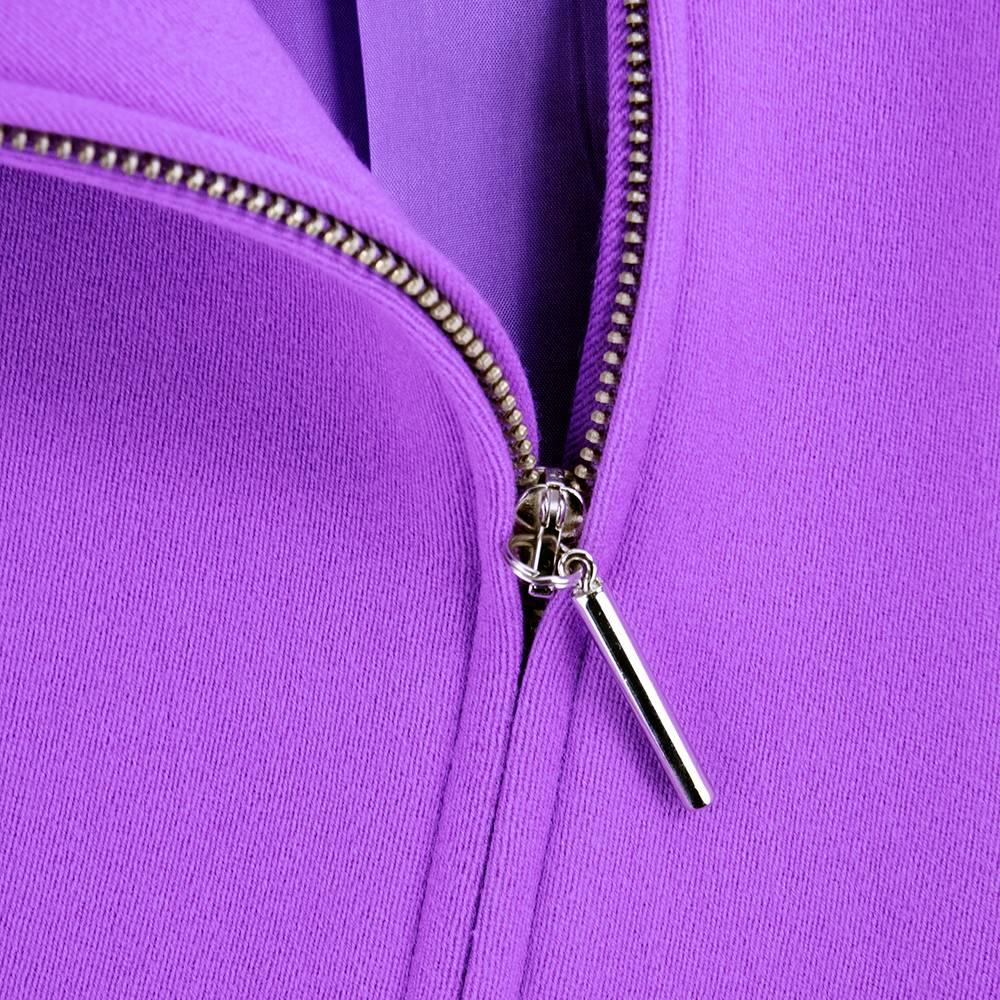 Claude Montana 90's Purple Asymmetrical Jacket 2