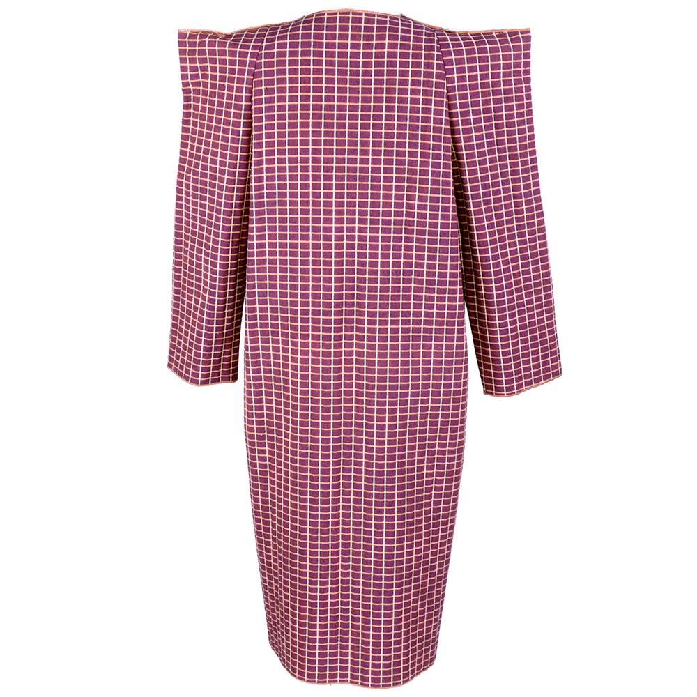 Pink Yesterdays News/Mrs. H. Winter 1970s Avant Garde Structured Coat
