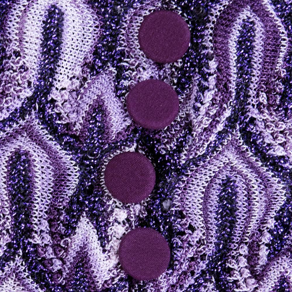 Women's Missoni Purple knit Mini For Sale
