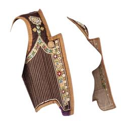 Eastern European 20s Fully Boned Linen Bodice