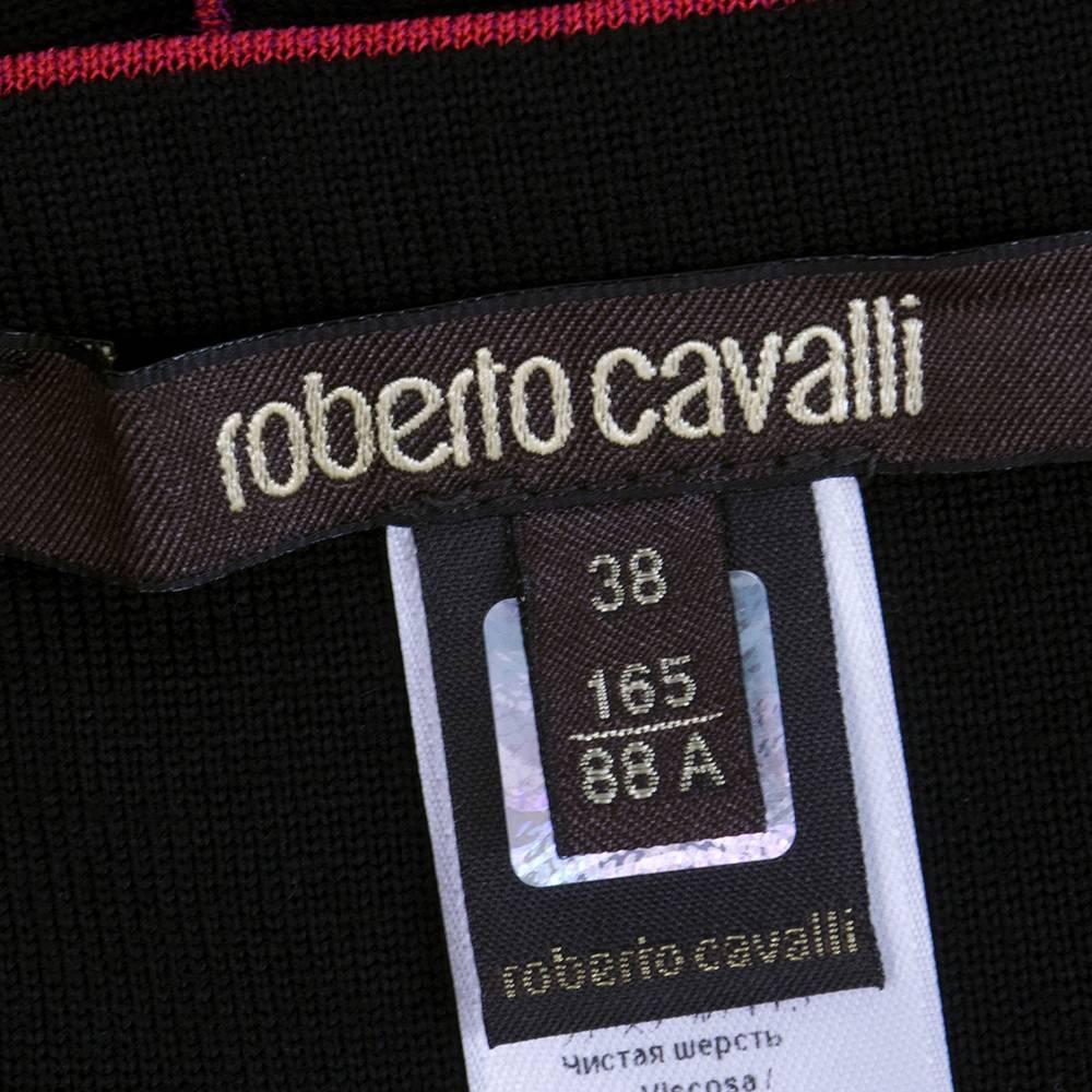 Women's Cavalli 90s Black Knit Mini Skirt