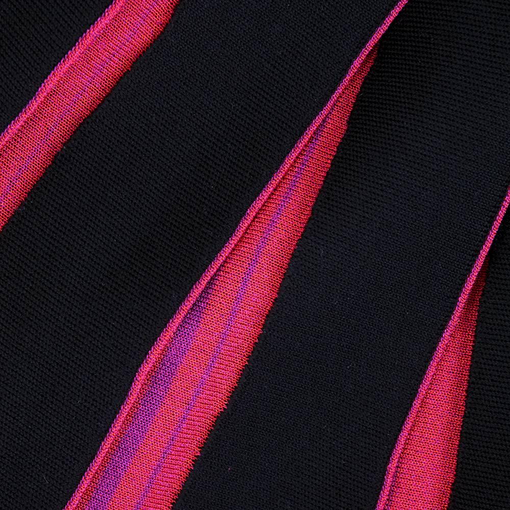 Cavalli 90s Black Knit Mini Skirt 2