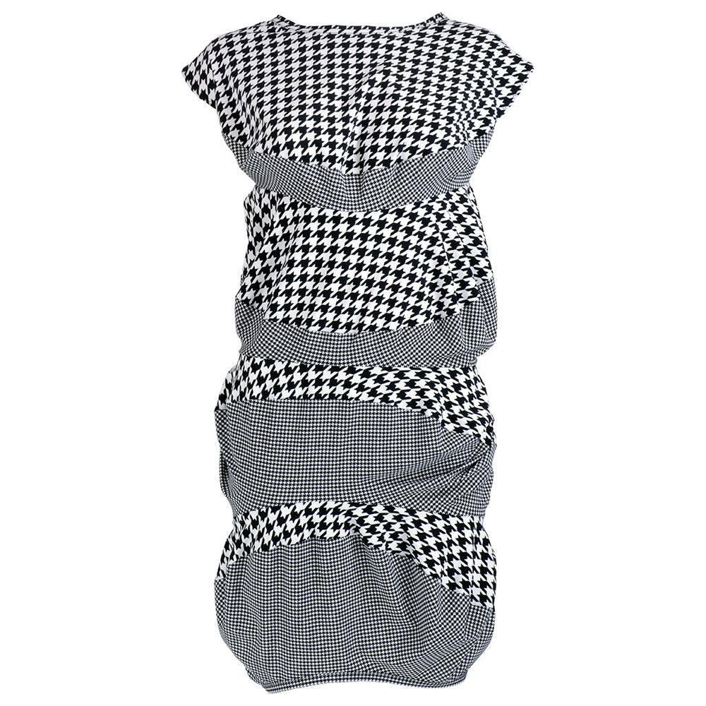 2009 Comme des Garcons Iconic Avant Garde Houndstooth Dress For Sale