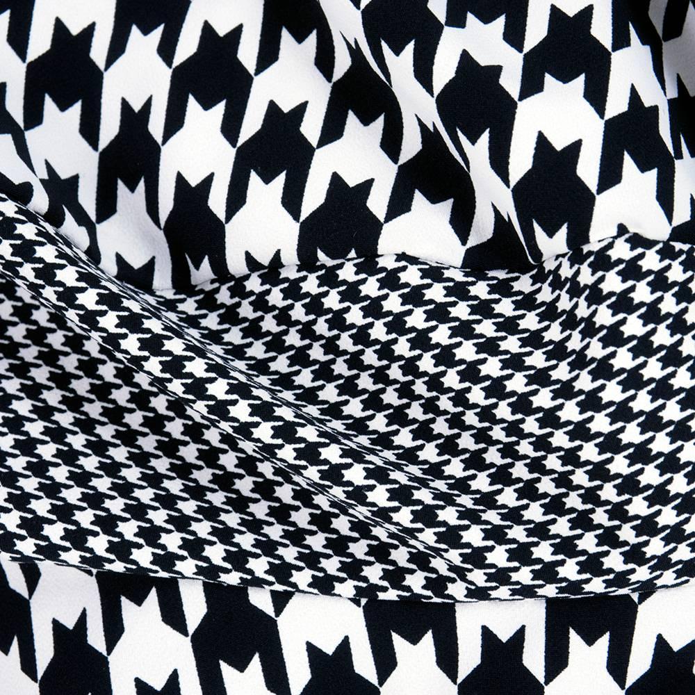 2009 Comme des Garcons Iconic Avant Garde Houndstooth Dress In Excellent Condition For Sale In Los Angeles, CA