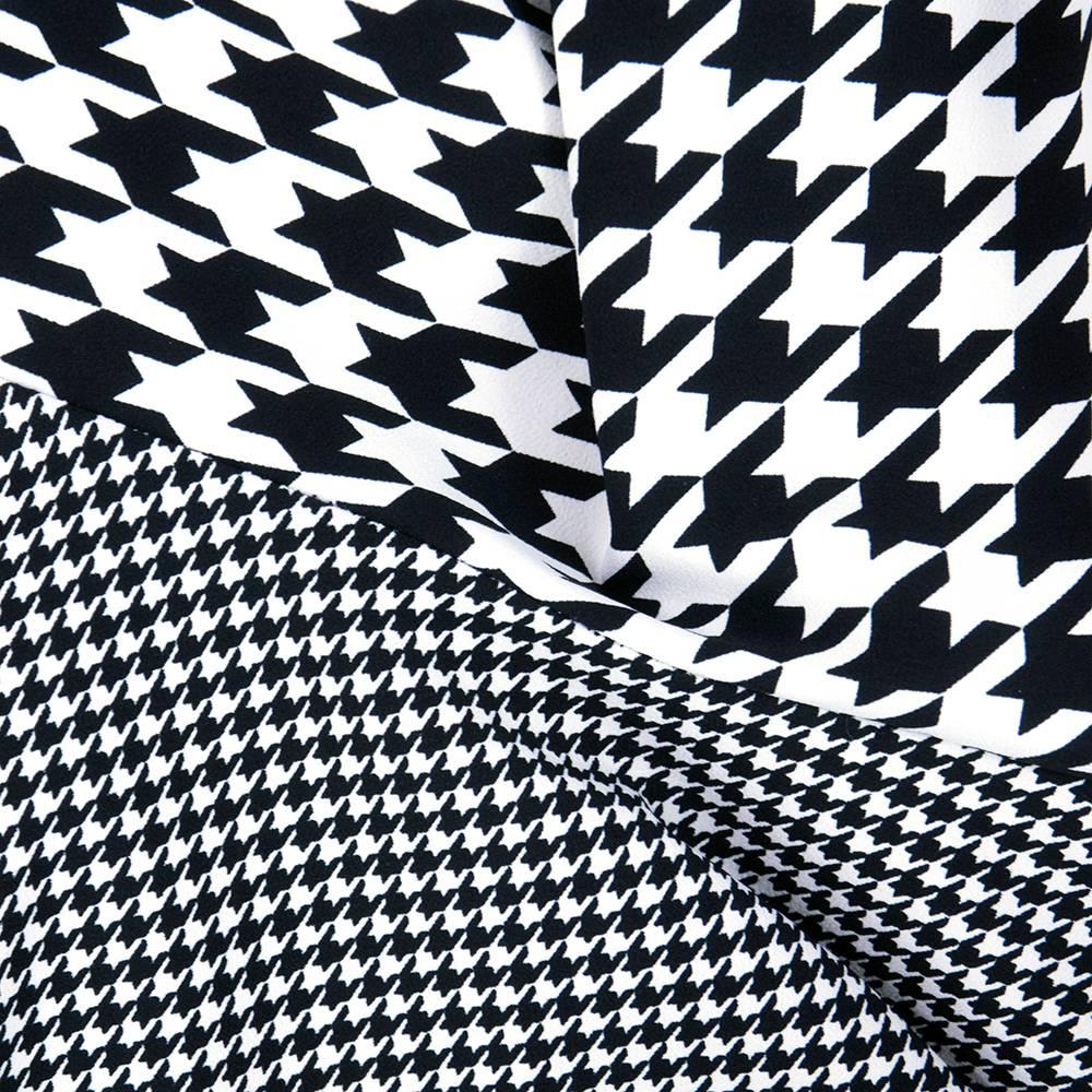2009 Comme des Garcons Iconic Avant Garde Houndstooth Dress For Sale 1
