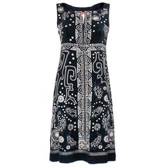 2000s Christian Lacroix Little Black Embroidered Dress 10