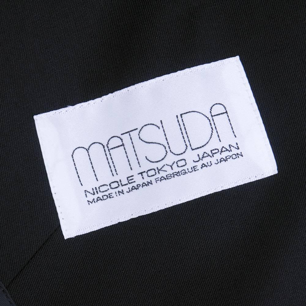 MATSUDA 90s Black Blazer with Cutouts For Sale 2