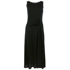 90s Celine Black Jersey Dress