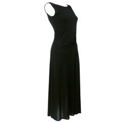 90s Celine Black Jersey Dress