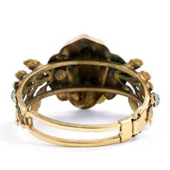 Joseff of Hollywood Brass Elephant Clamper Cuff