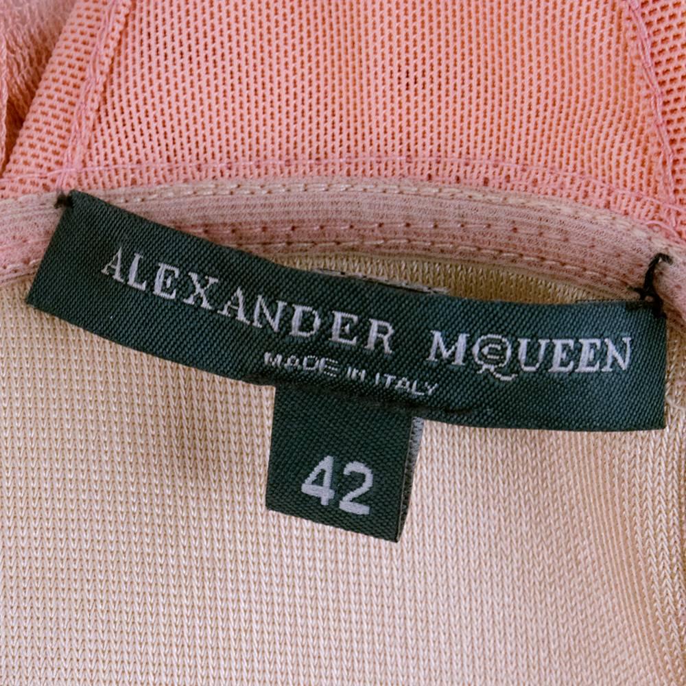Women's 90s Alexander McQueen Pink Satin Bias Gown