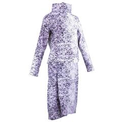 Super Eclectic Issey Miyake 3 Piece Abstract Printed Ensemble, 2001