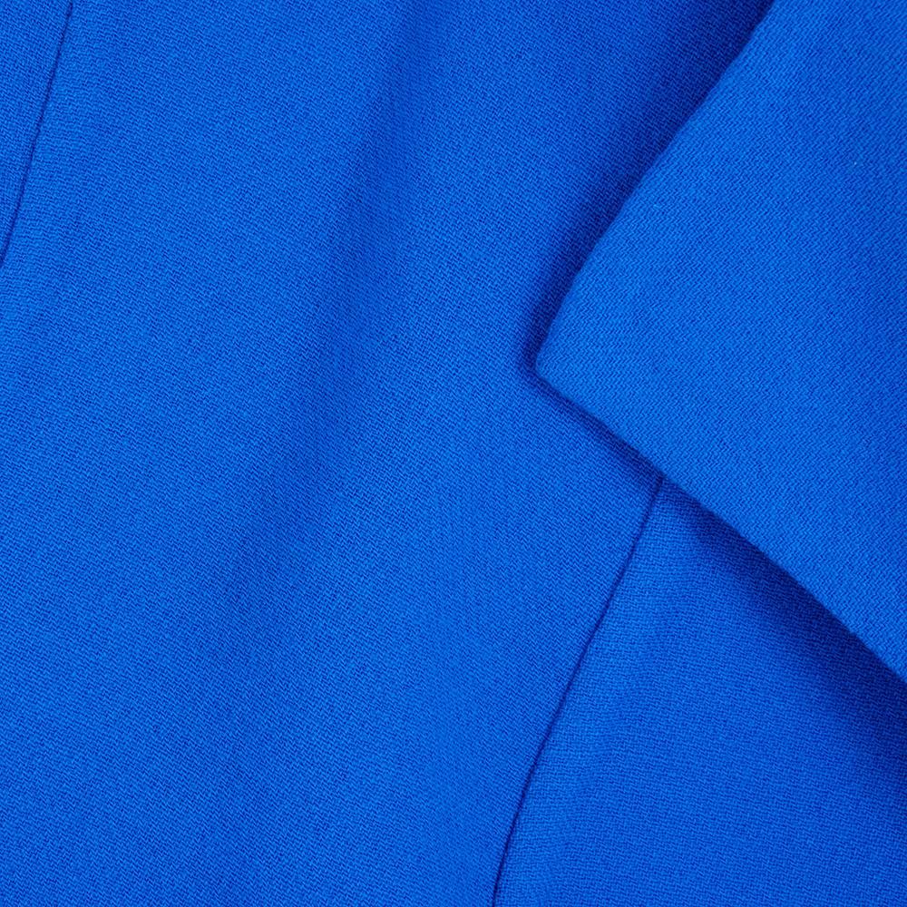 Pauline Trigere Blue Overcoat, 1980s For Sale 1