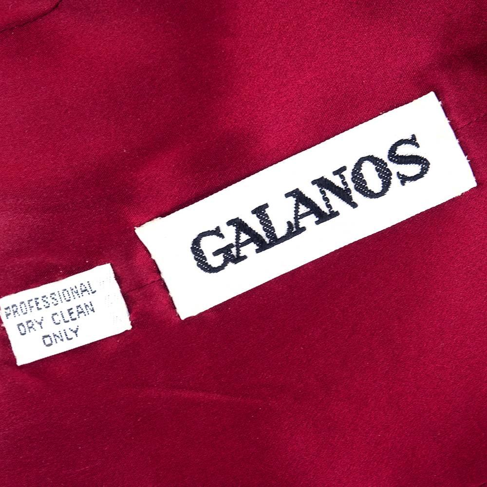 Women's 80s Galanos Lame Brocade Pantsuit For Sale