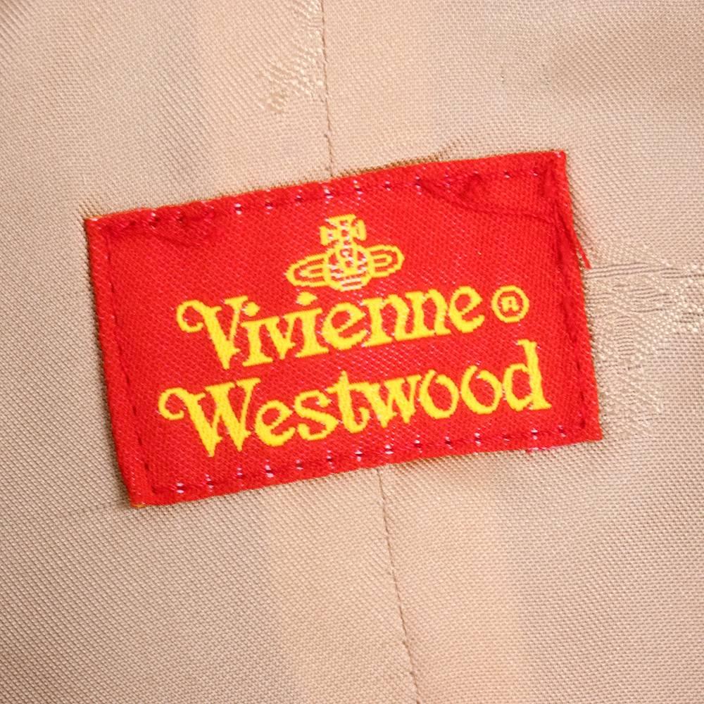 Vivienne Westwood 90s Black Jacquard Waistcoat For Sale 1