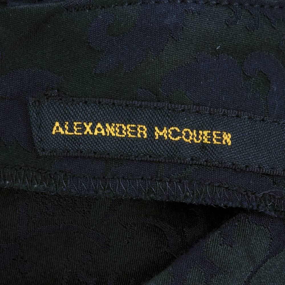 Alexander McQueen Sexy Goth Brocade Catsuit In Excellent Condition In Los Angeles, CA