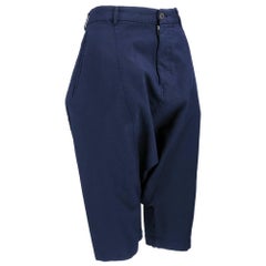 Comme des Garcons Deep Indigo Harem Cropped Pants