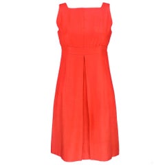 60s Donald Brooks Orange Summer Shift