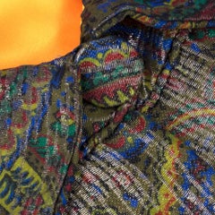 20s Lame Paisley Evening Coat