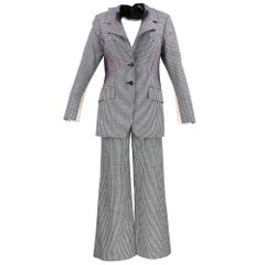 Vintage Issey Miyake 1990s Exploded Houndstooth Suit