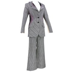 Issey Miyake 1990s Exploded Houndstooth Suit