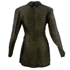 1930's Pola Stout Metallic Hand Woven Jacket