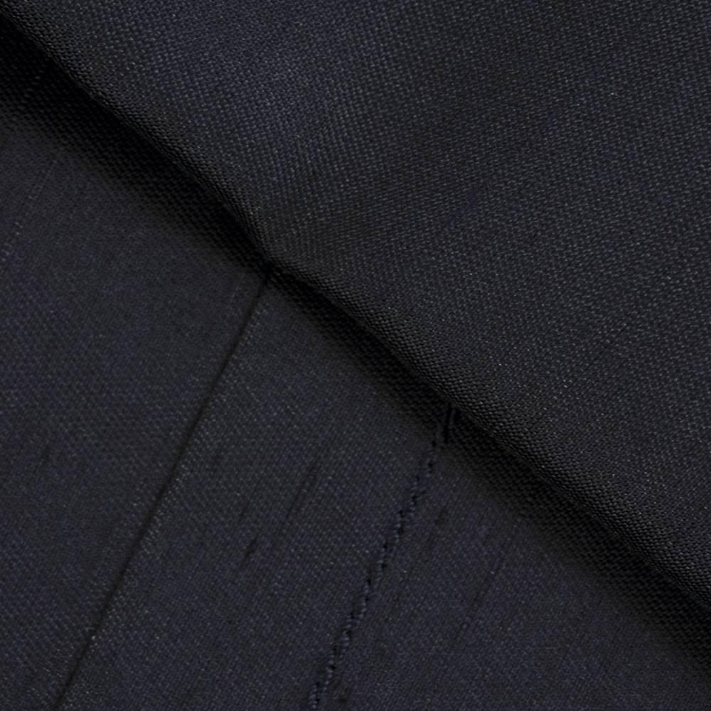 Avant Garde 90s Yohji Yamamoto Navy Blue Wool Blend Oversize Coat For Sale 2