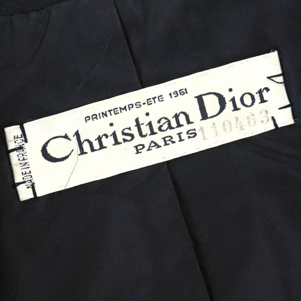 Women's Mark Bohan for CHRISTIAN DIOR 1961 Summer  COUTURE Afternoon Dress Ensemble  For Sale