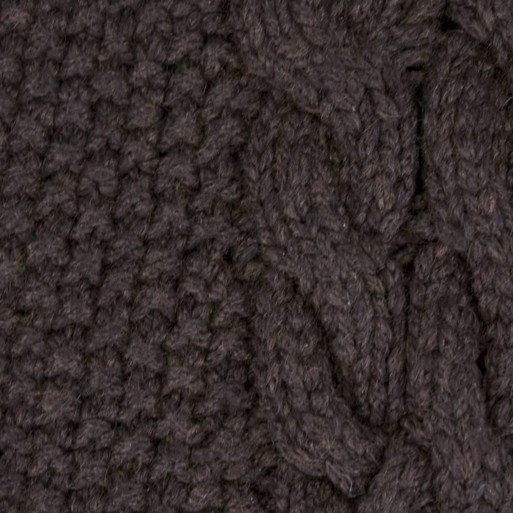 Women's Oscar de la Renta Brown Cashmere Cable Knit Cardigan For Sale