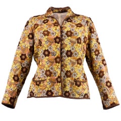 Circa 1926 Allover Hand Embroidered Floral Jacket