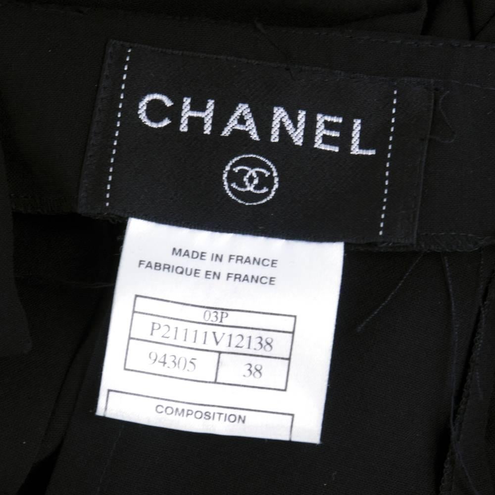 Sexy, Low Cut Little Black Dress by Chanel In Excellent Condition For Sale In Los Angeles, CA
