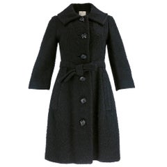 60s Jacques Heim Nubby Wool Tailored Coat