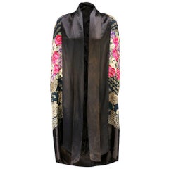 1920s Lame Floral Cape