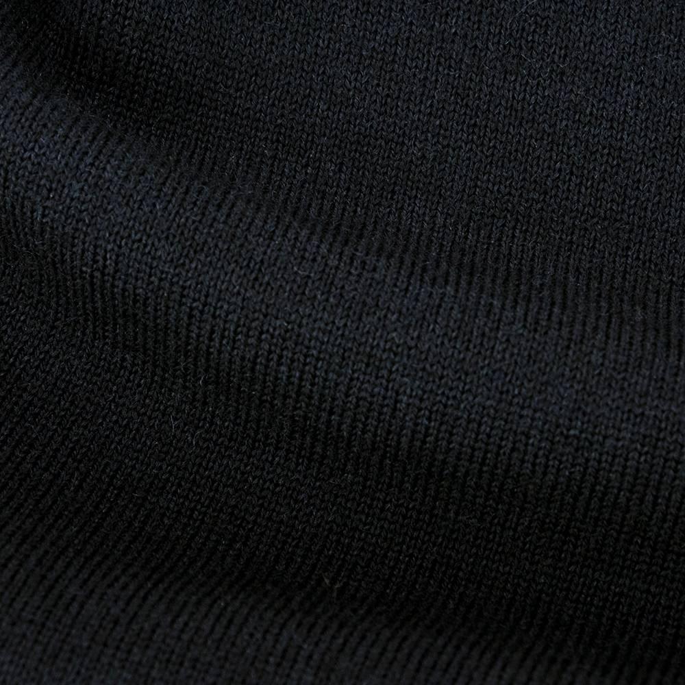 Women's or Men's 90s Dirk Bikkembergs Black Full Length Knit Maxi Dress For Sale