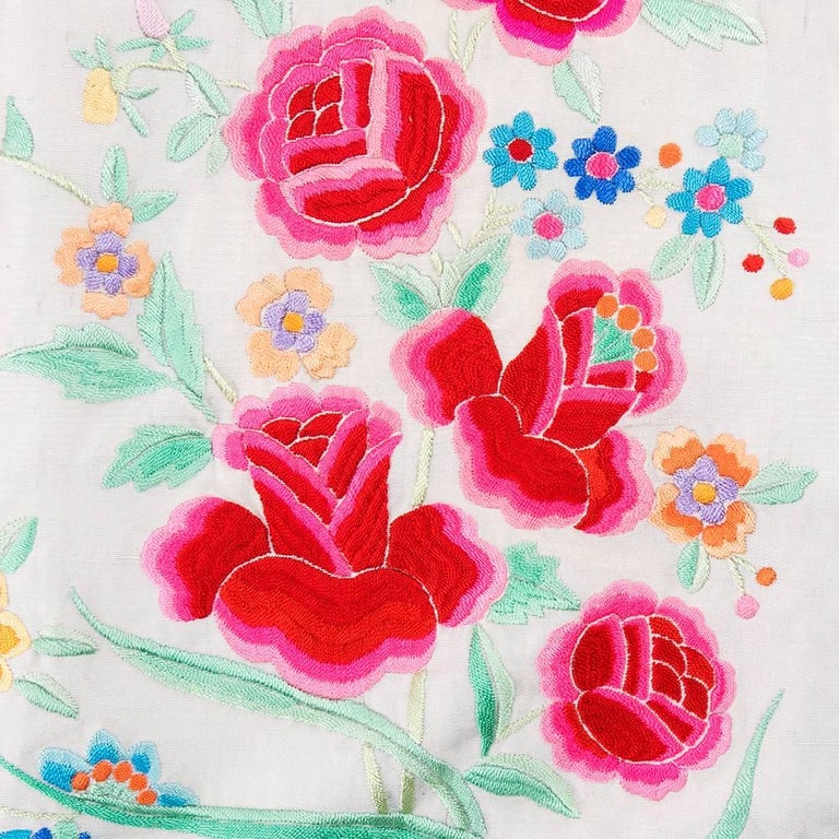 Chinese Flower Silk Embroidered Jacket Pia main image 0