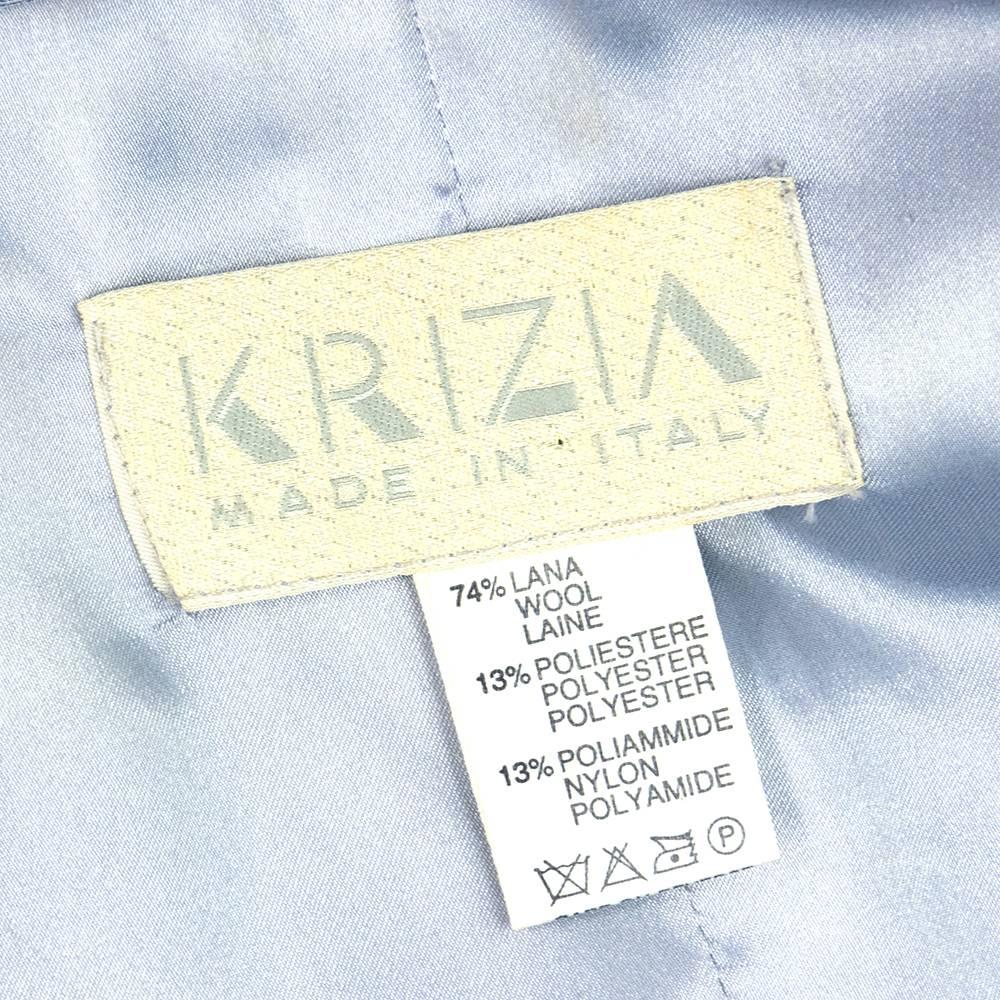 Women's or Men's 90s Krizia Silver Space Age Oversized Overcoat For Sale