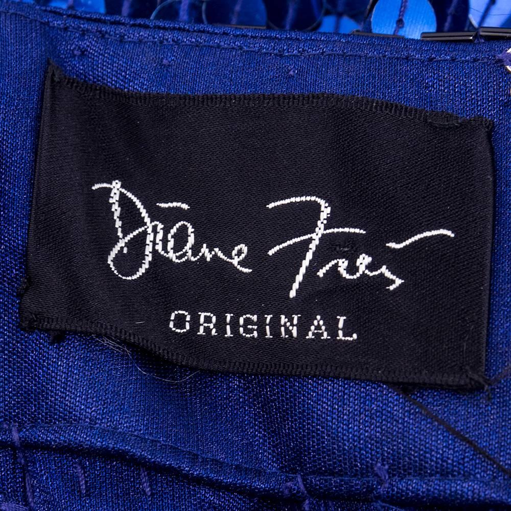 90s Diane Freis Vibrant Sequin Body Con Cocktail Dress For Sale 2