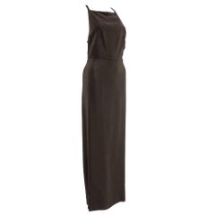 90s Jean Paul Gaultier Chocolate Brown Apron Dress