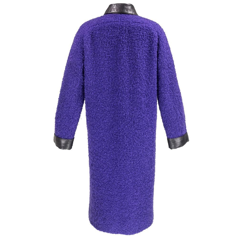 purple overcoat