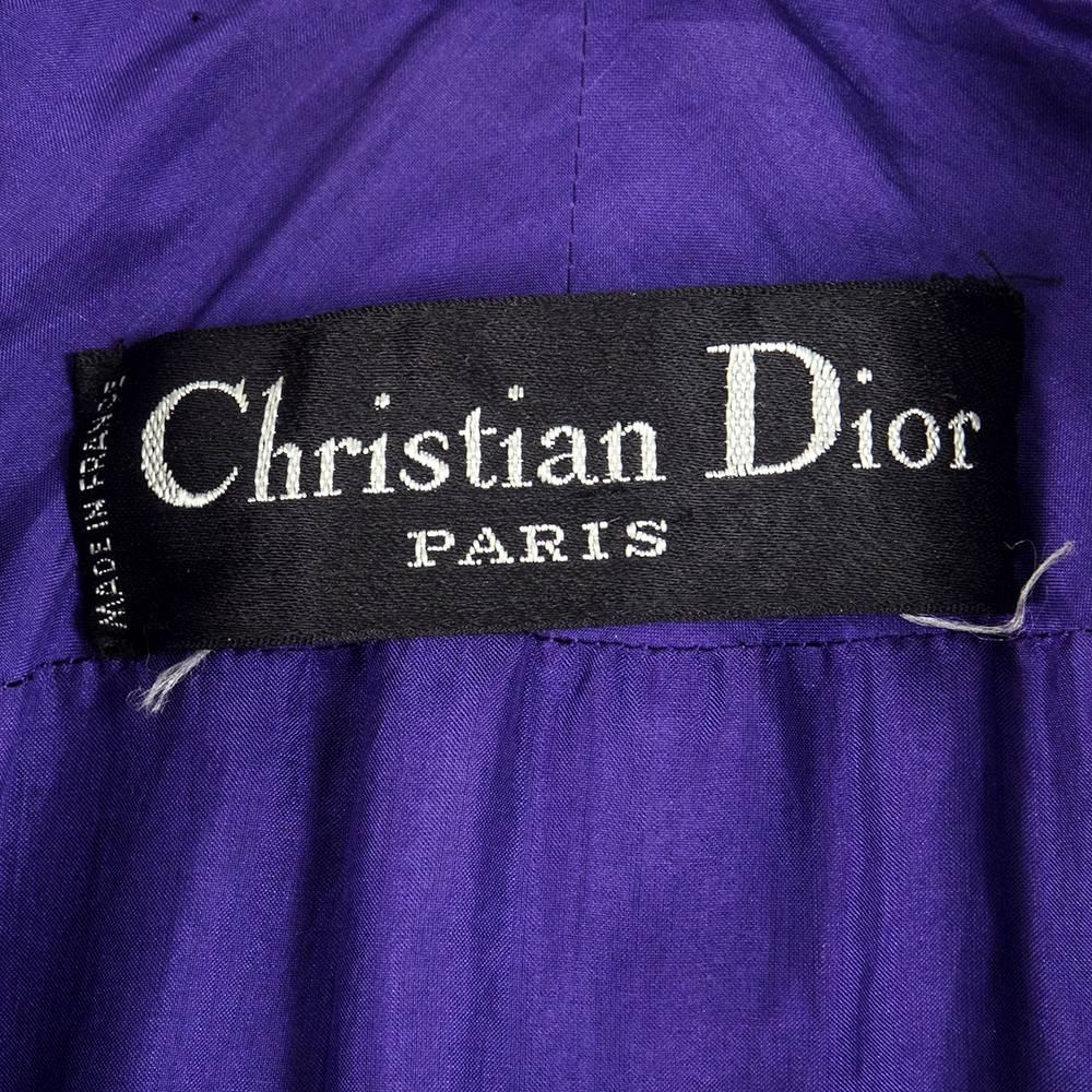 dior puffer jacket purple