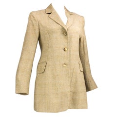 90s Hermes Wool Equestrian Style Blazer