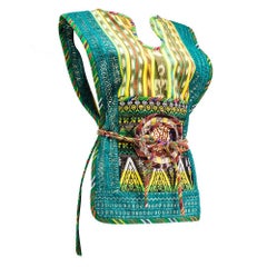 PITASH/RHOK, Early Kaisik Wong Tunic Vest and Belt w/Ethnic Elements