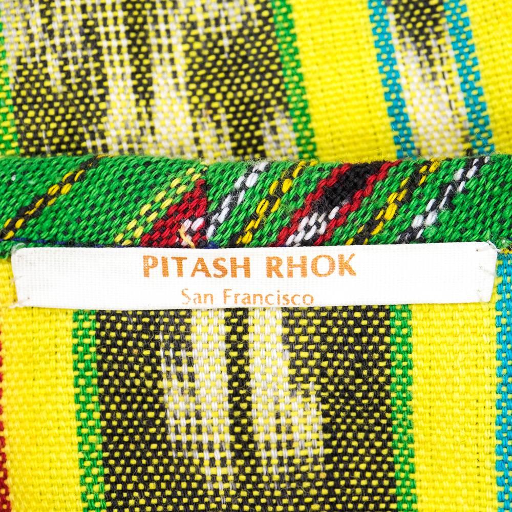 Gray PITASH/RHOK, Early Kaisik Wong Tunic Vest and Belt w/Ethnic Elements For Sale