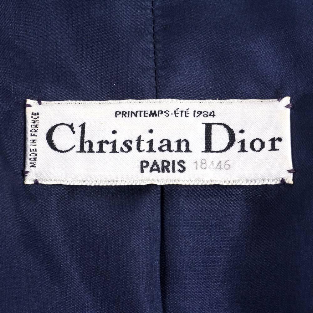 Women's Christian Dior 1984 Haute Couture Silk Gown with Jacket For Sale