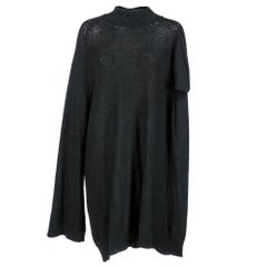 Yohji Yamamoto Black Oversized Avant Garde One Sleeved Sweater