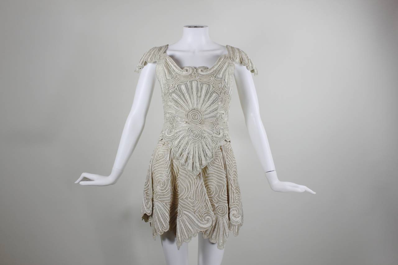 1980s Eavis & Brown Beaded and Embroidered Ensemble In Excellent Condition In Los Angeles, CA