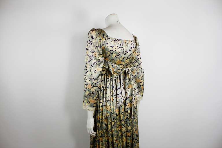 BIBA Floral Peasant Dress with Bell Sleeves 1