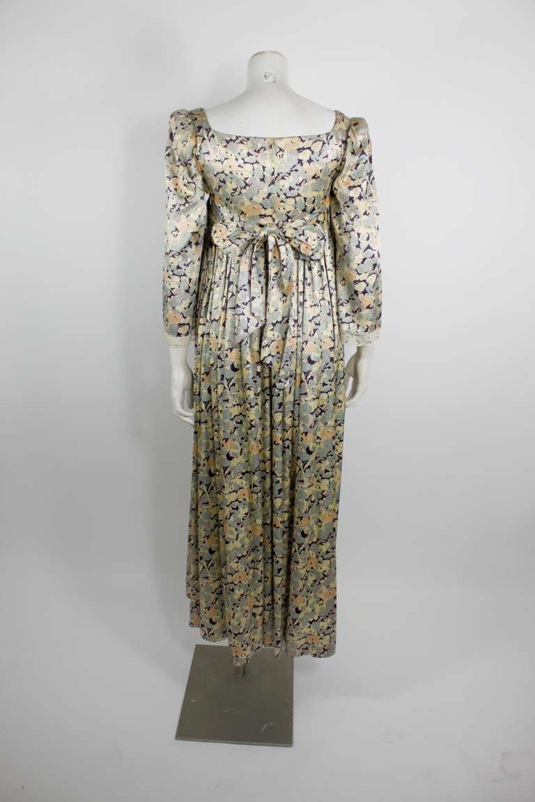 BIBA Floral Peasant Dress with Bell Sleeves 3