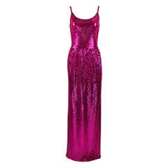 Norell Attribution Pink Mermaid Gown