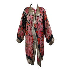 Late 1920s Bright Rose and Gold Lamé Jacket